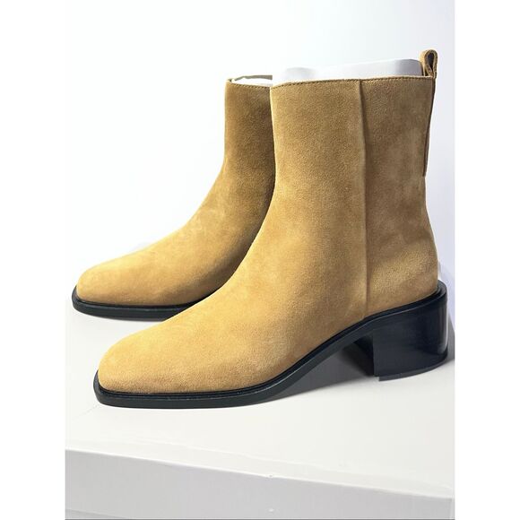 Everlane The City Boot Toasted Almond Suede Size 8.5 NWB - Picture 6 of 16
